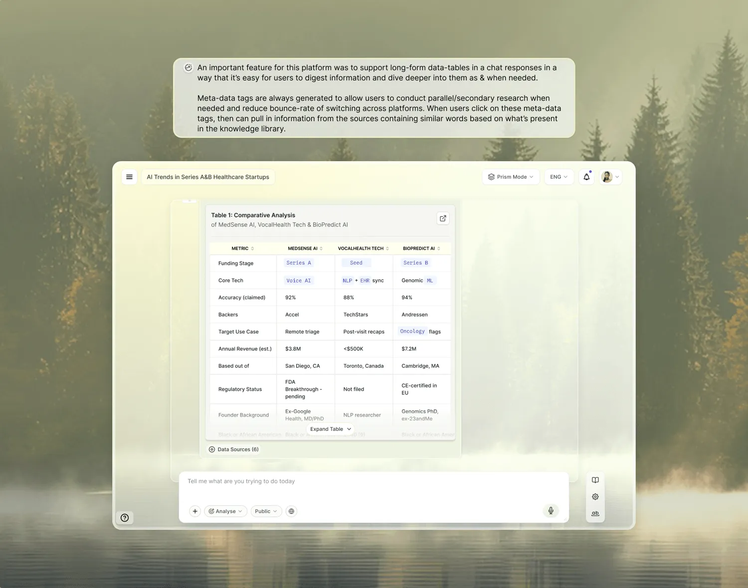 GenAI Knowledge Mining Tool for VC & PE Firms